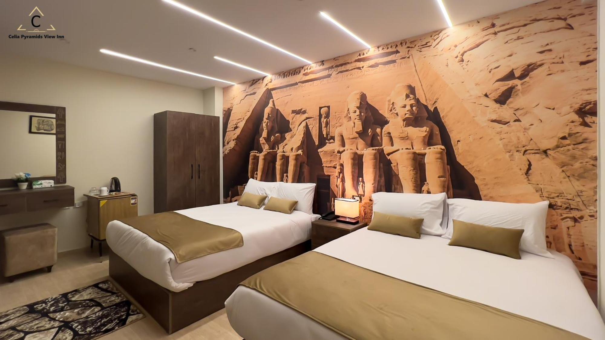 Celia Pyramids View Inn Nazlet el-Sîsi Dış mekan fotoğraf