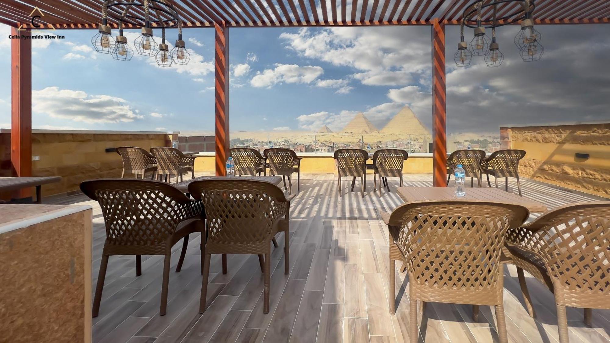 Celia Pyramids View Inn Nazlet el-Sîsi Dış mekan fotoğraf