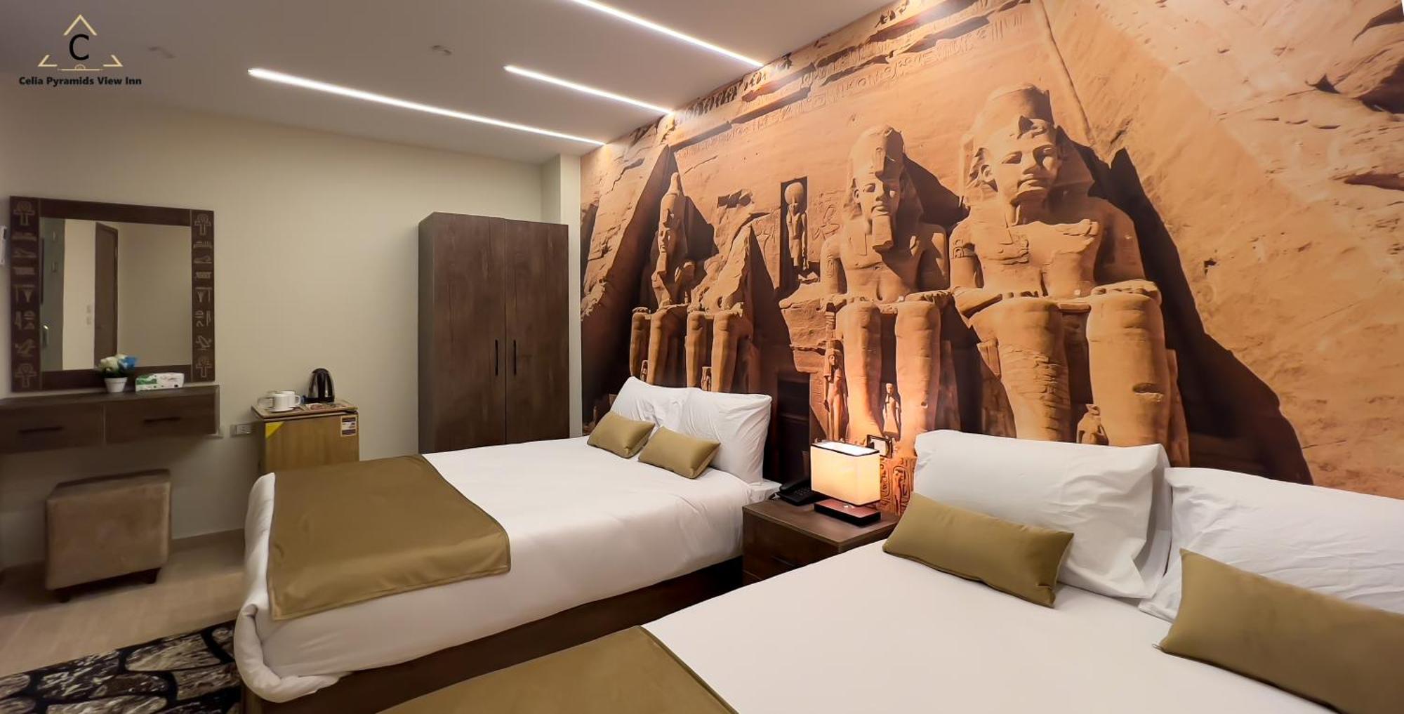 Celia Pyramids View Inn Nazlet el-Sîsi Dış mekan fotoğraf