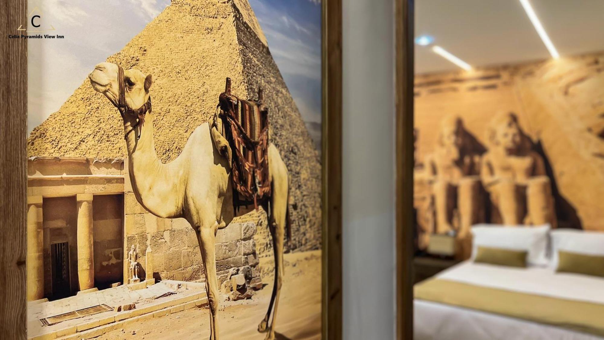 Celia Pyramids View Inn Nazlet el-Sîsi Dış mekan fotoğraf