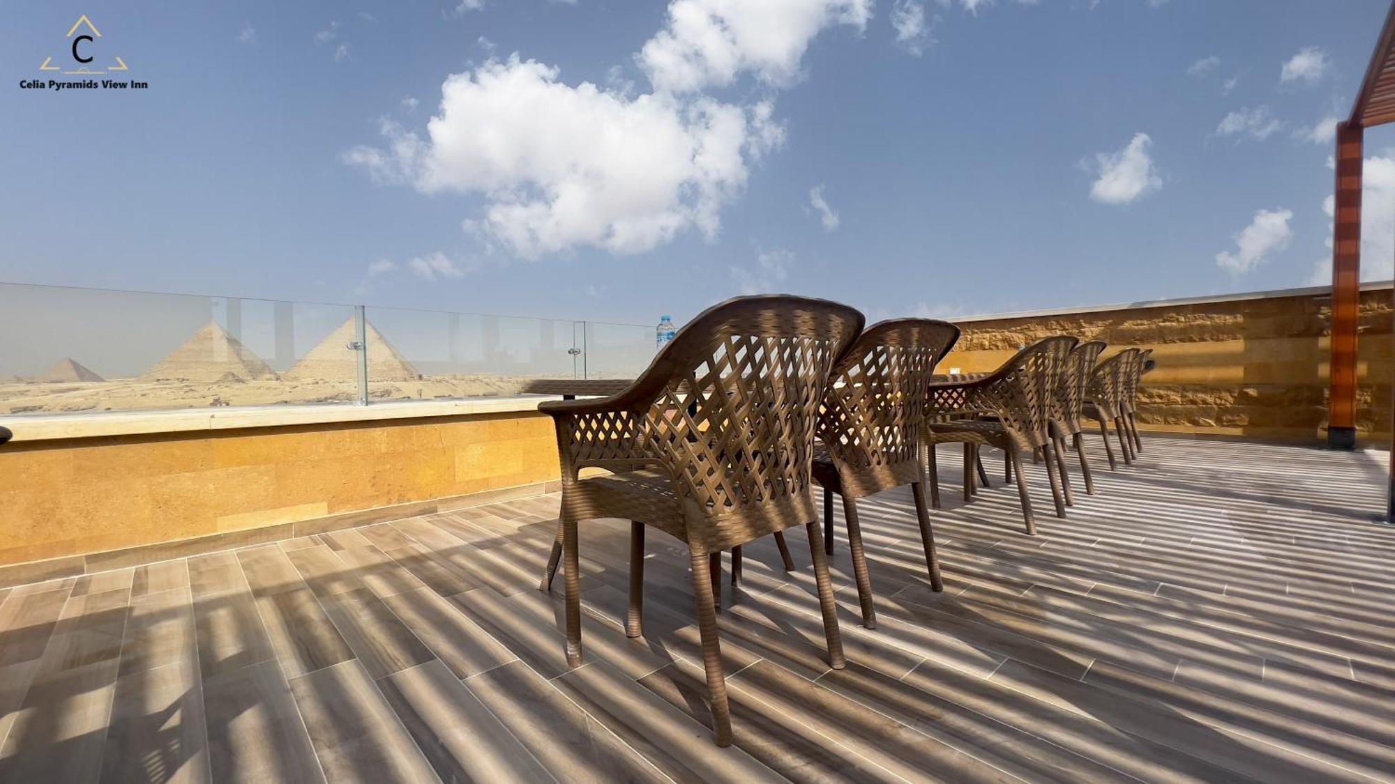 Celia Pyramids View Inn Nazlet el-Sîsi Dış mekan fotoğraf