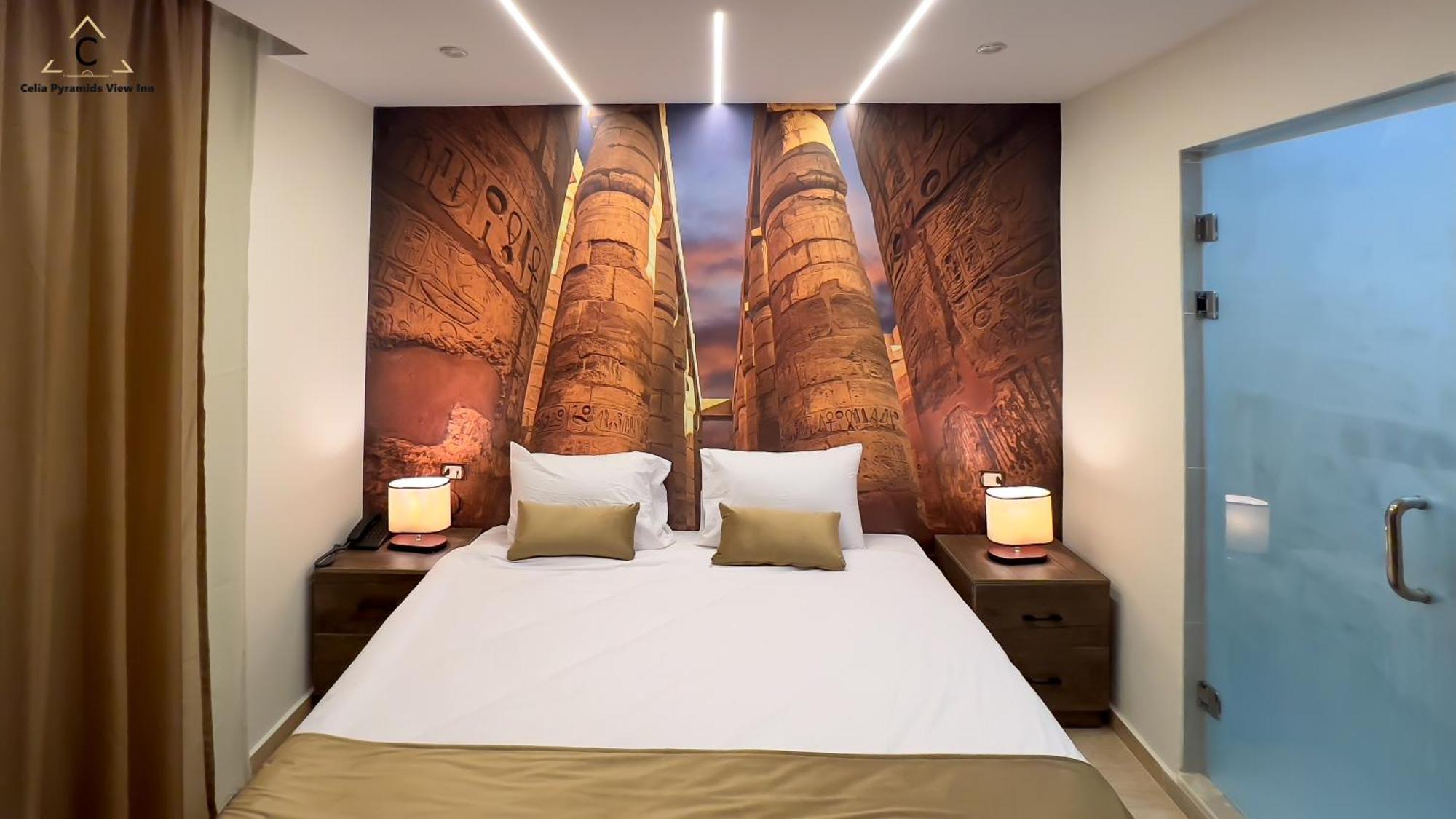 Celia Pyramids View Inn Nazlet el-Sîsi Dış mekan fotoğraf