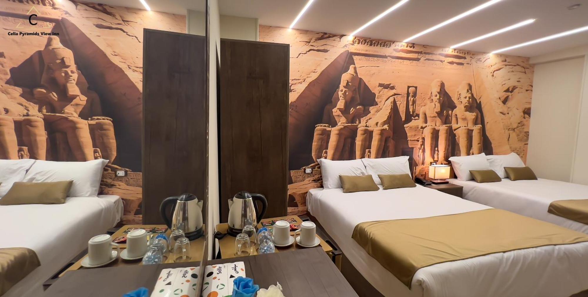 Celia Pyramids View Inn Nazlet el-Sîsi Dış mekan fotoğraf