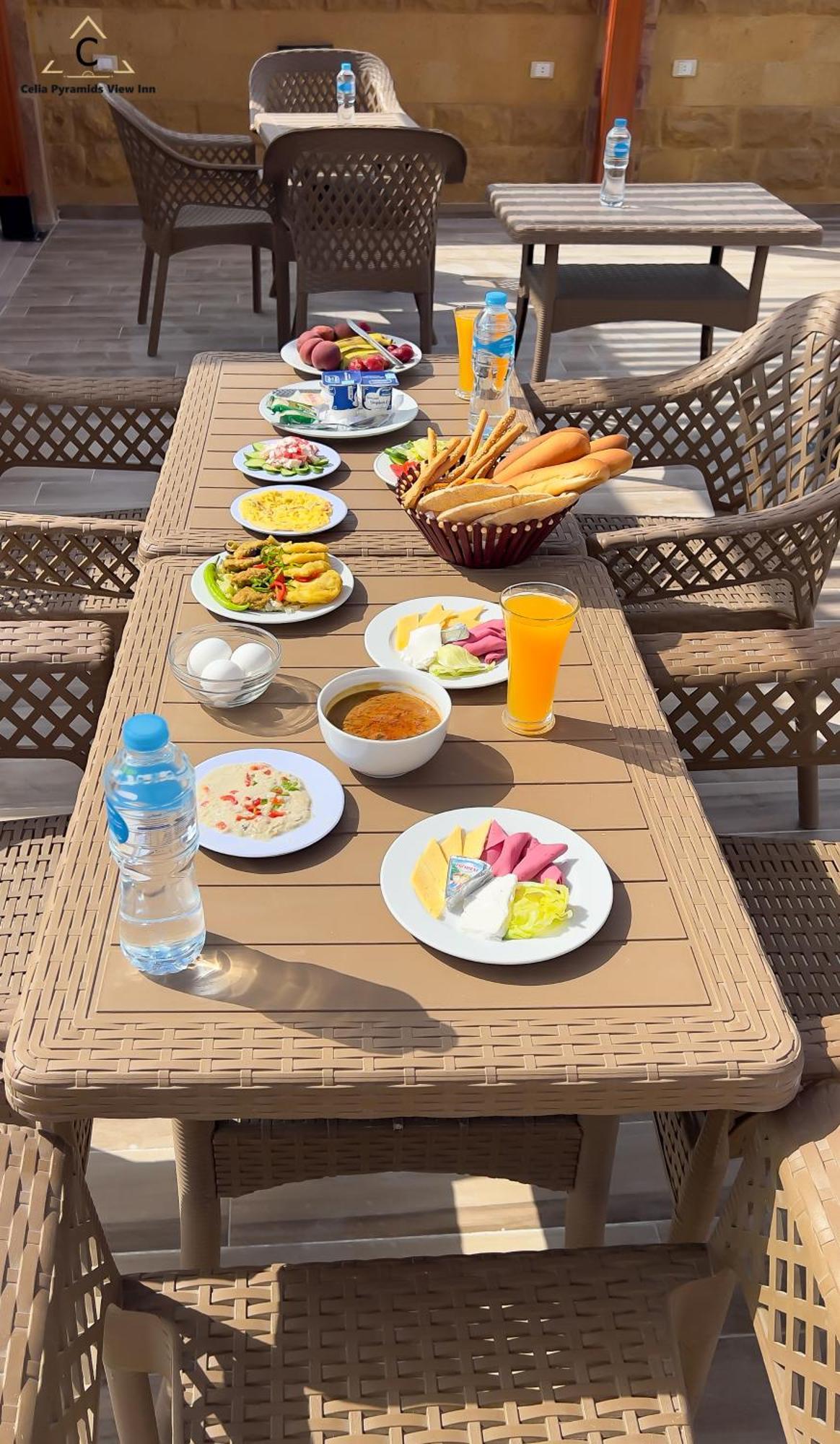 Celia Pyramids View Inn Nazlet el-Sîsi Dış mekan fotoğraf