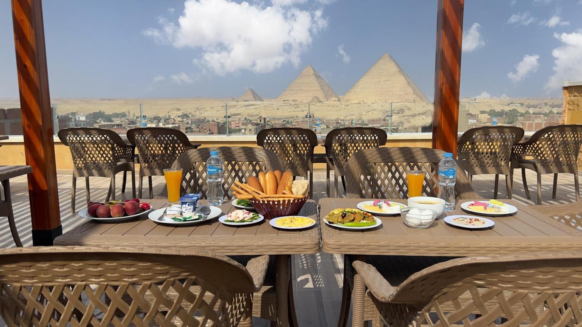 Celia Pyramids View Inn Nazlet el-Sîsi Dış mekan fotoğraf